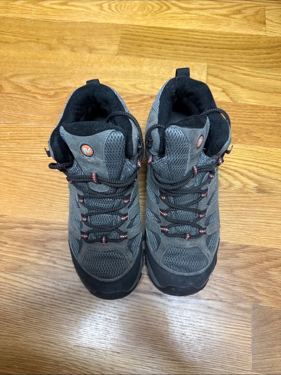 Other - Merrell Grey Hiking Boots with Subtle Red Accents
